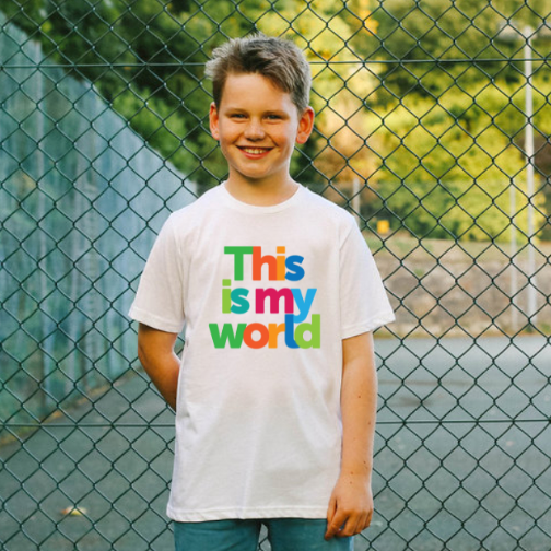 This Is My World Kid's T-Shirt