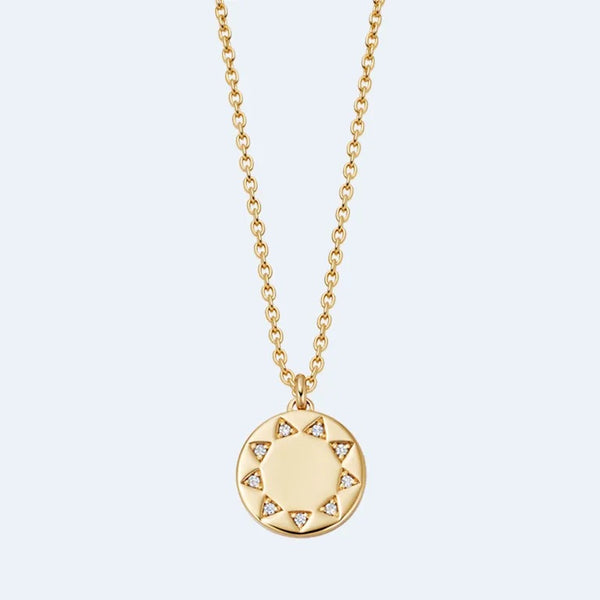 Theirworld Pendant Necklace in Yellow Gold Vermeil